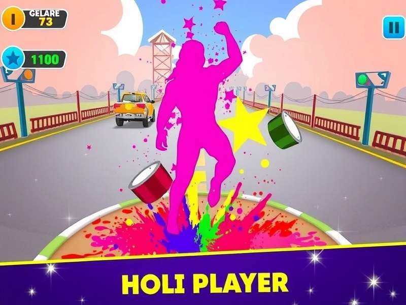 Colorful Holi Rush Multiplayer Mode